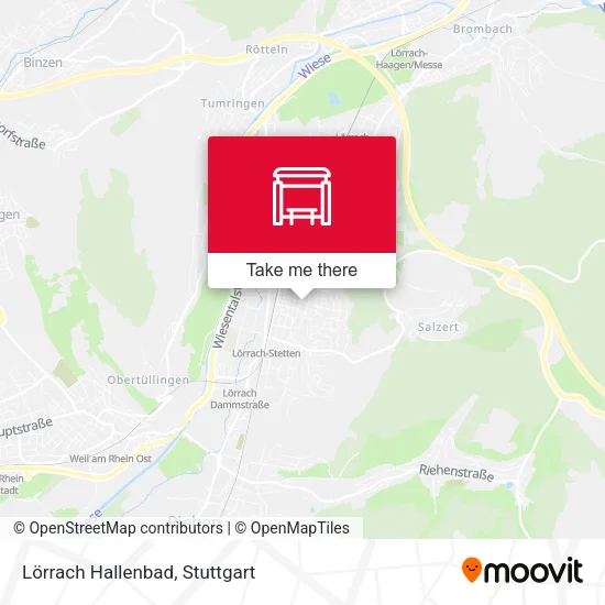 Карта Lörrach Hallenbad