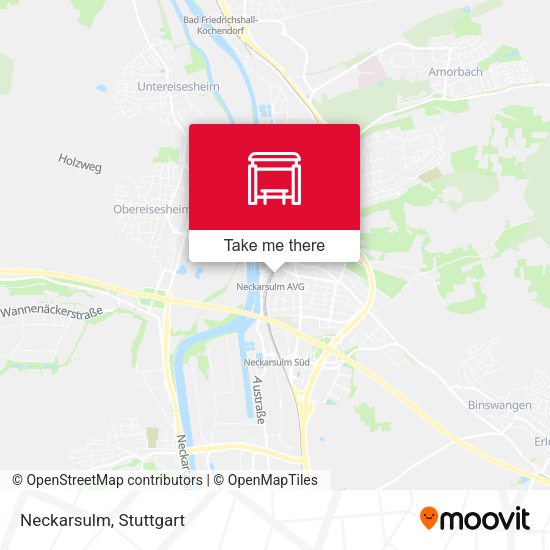 Карта Neckarsulm