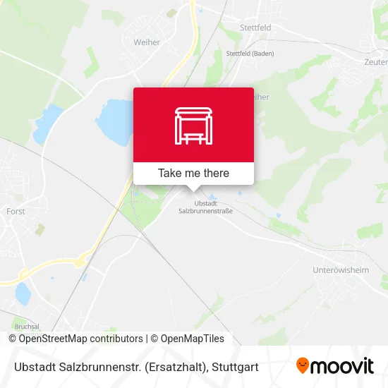 Карта Ubstadt Salzbrunnenstr. (Ersatzhalt)
