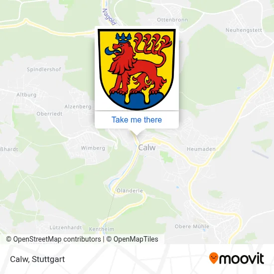 Calw map