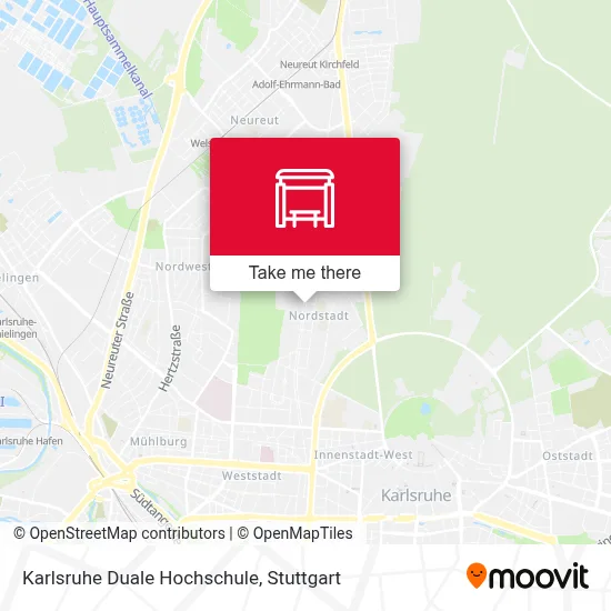 Karlsruhe Duale Hochschule map