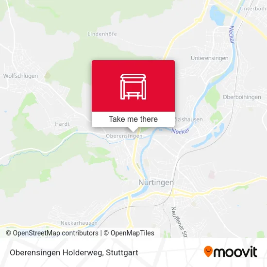 Карта Oberensingen Holderweg