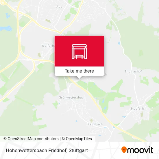 Карта Hohenwettersbach Friedhof