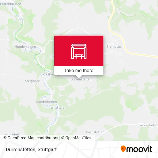 Карта Dürrenstetten
