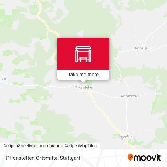 Карта Pfronstetten Ortsmitte