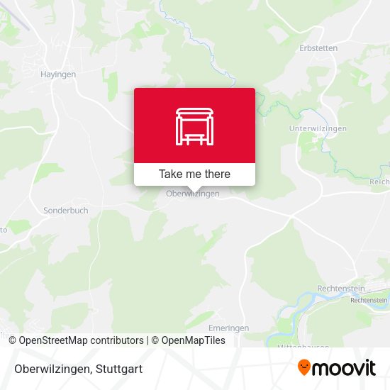 Карта Oberwilzingen