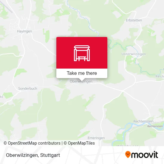Карта Oberwilzingen