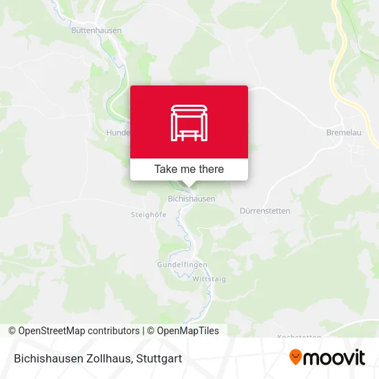 Карта Bichishausen Zollhaus