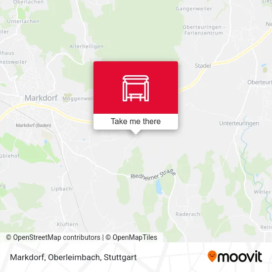 Карта Markdorf, Oberleimbach