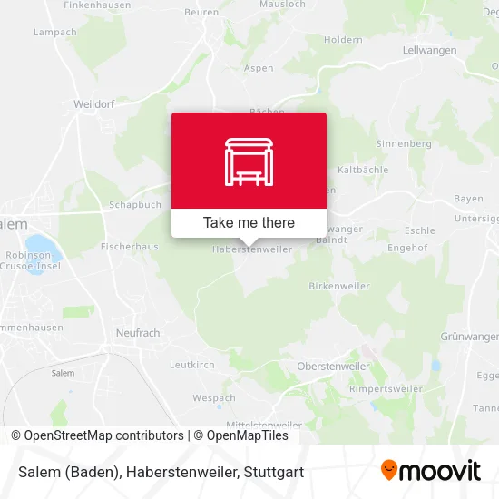 Карта Salem (Baden), Haberstenweiler