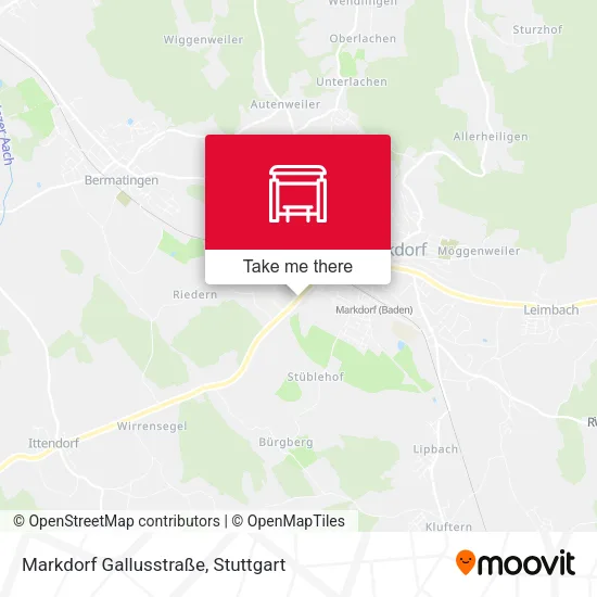 Карта Markdorf Gallusstraße