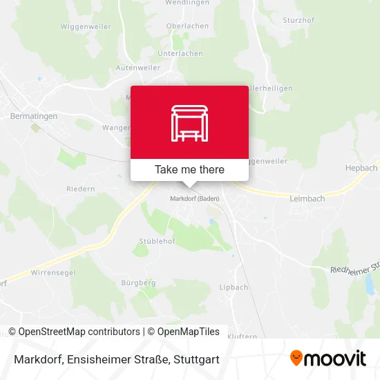 Карта Markdorf, Ensisheimer Straße