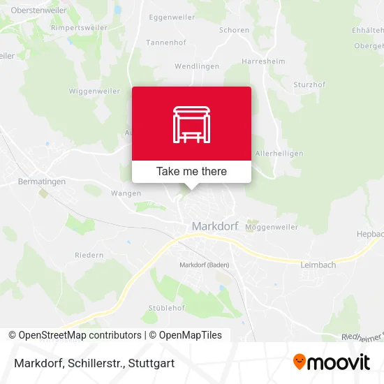 Карта Markdorf, Schillerstr.