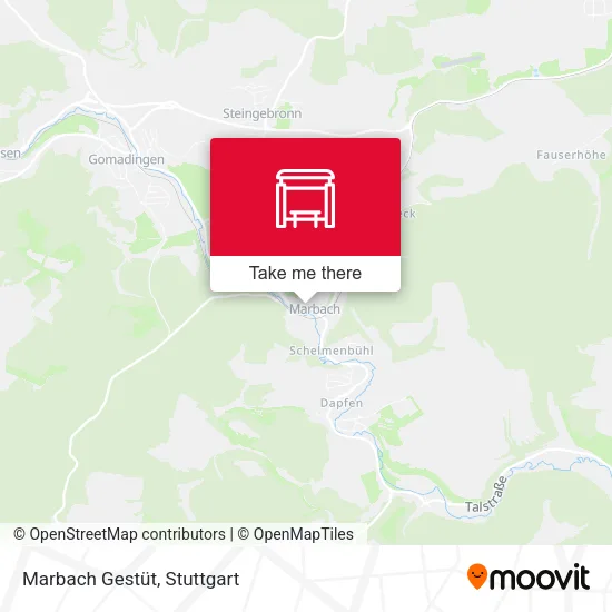 Карта Marbach Gestüt