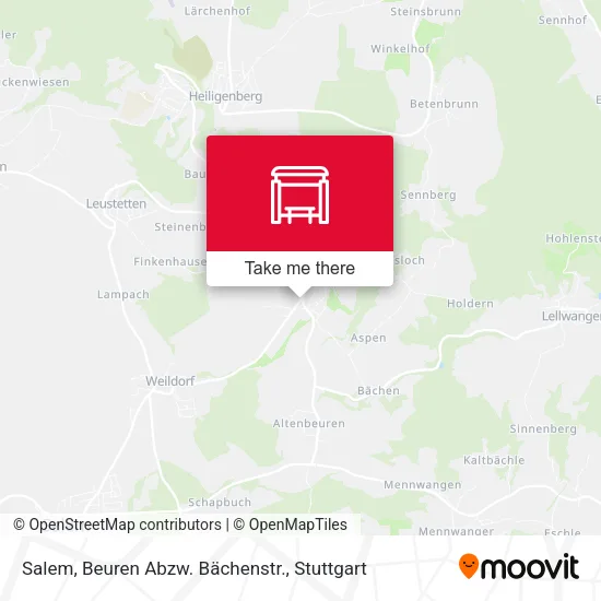 Карта Salem, Beuren Abzw. Bächenstr.