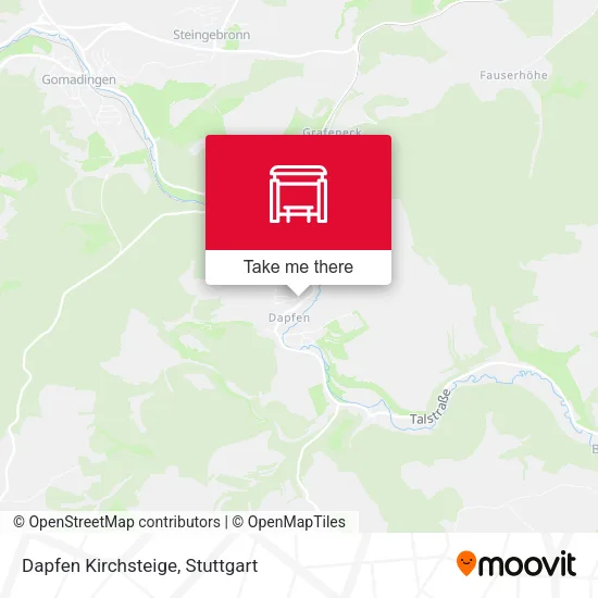 Карта Dapfen Kirchsteige
