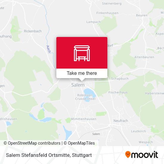 Карта Salem Stefansfeld Ortsmitte