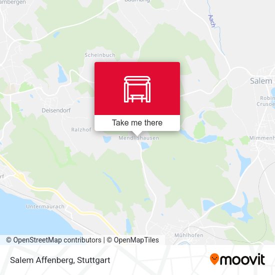 Карта Salem Affenberg