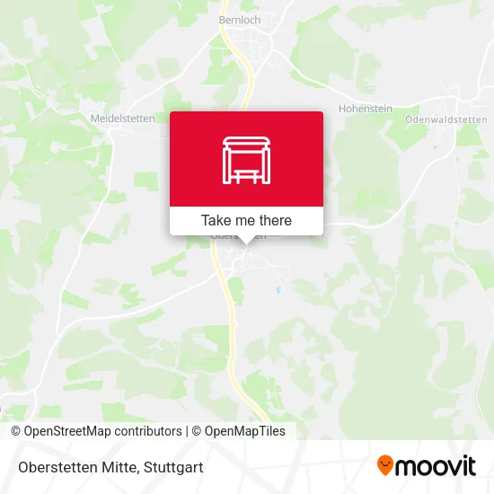 Карта Oberstetten Mitte