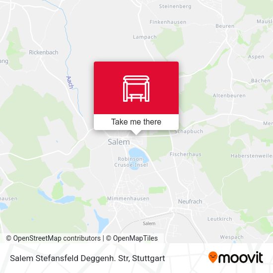 Карта Salem Stefansfeld Deggenh. Str