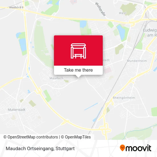 Карта Maudach Ortseingang
