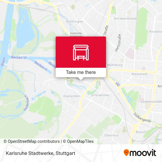 Карта Karlsruhe Stadtwerke