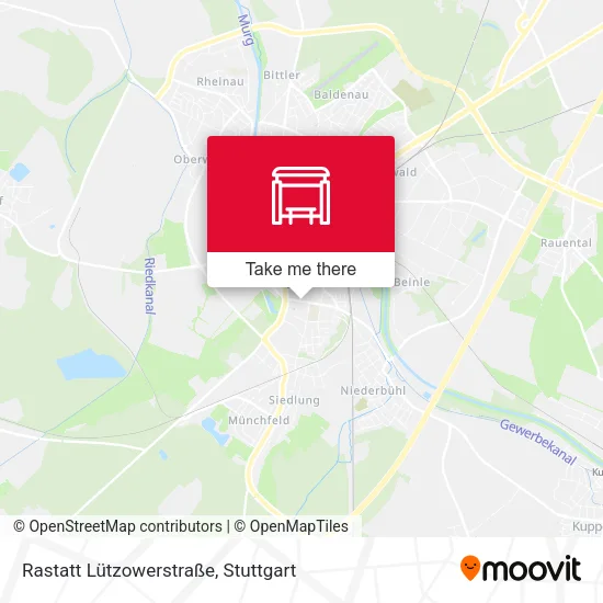 Карта Rastatt Lützowerstraße