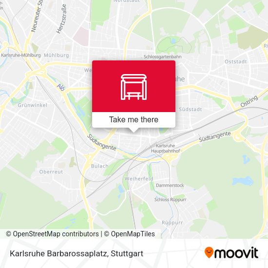 Карта Karlsruhe Barbarossaplatz