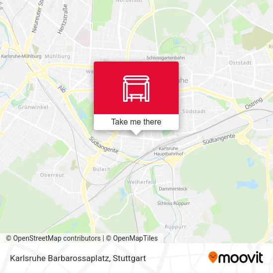 Карта Karlsruhe Barbarossaplatz
