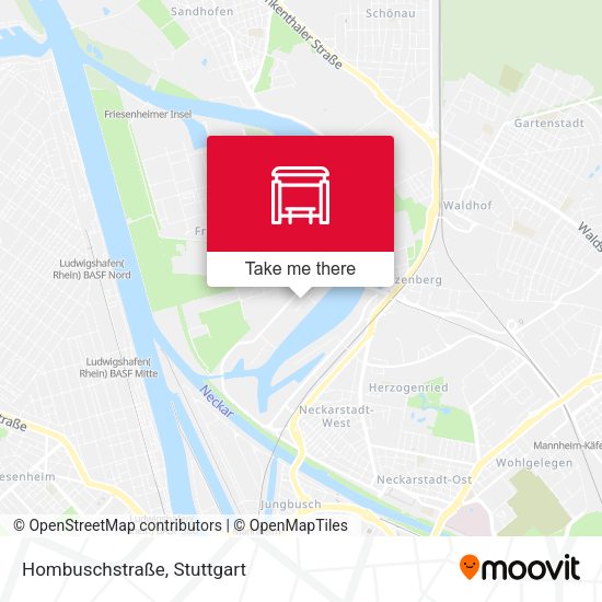 Карта Hombuschstraße