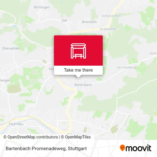 Bartenbach Promenadeweg map
