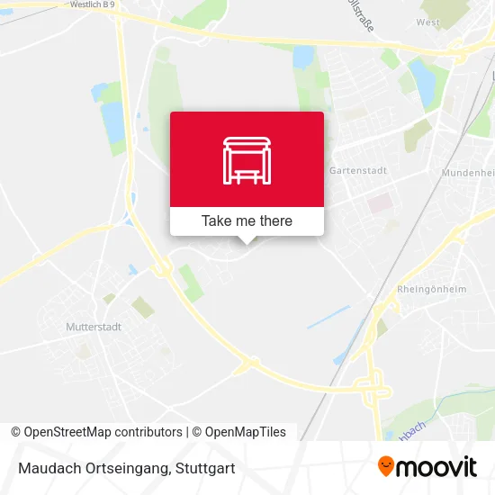 Карта Maudach Ortseingang