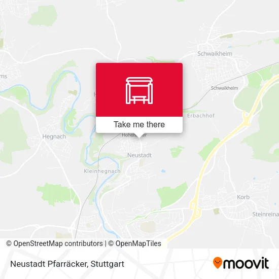 Карта Neustadt Pfarräcker