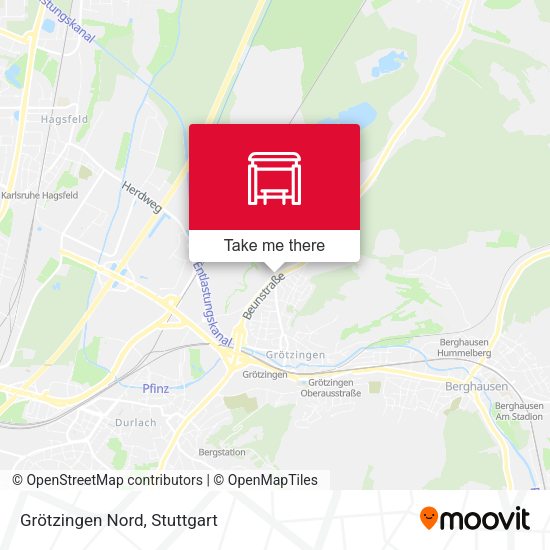 Карта Grötzingen Nord