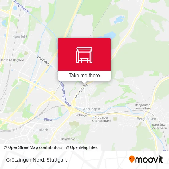 Карта Grötzingen Nord