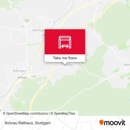 Rohrau Rathaus map
