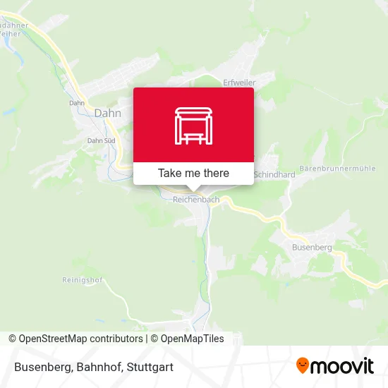 Busenberg, Bahnhof map
