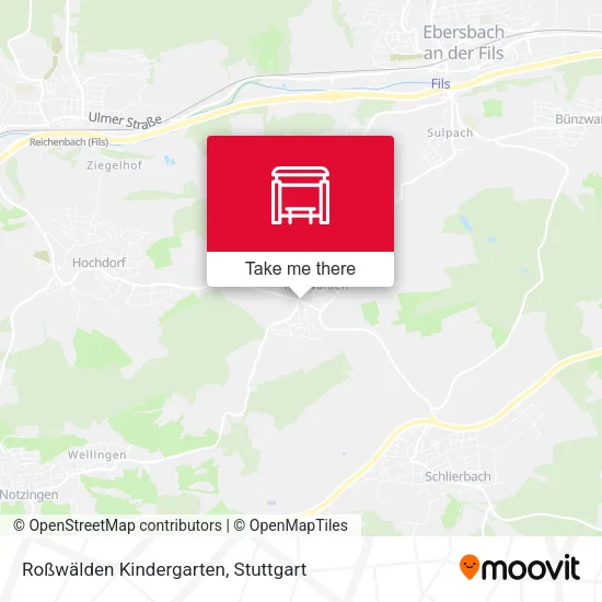 Карта Roßwälden Kindergarten