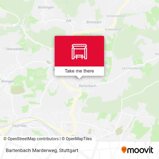 Bartenbach Marderweg map
