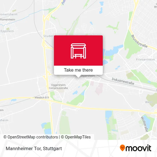 Mannheimer Tor map