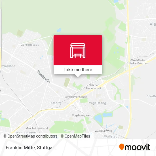 Franklin Mitte map