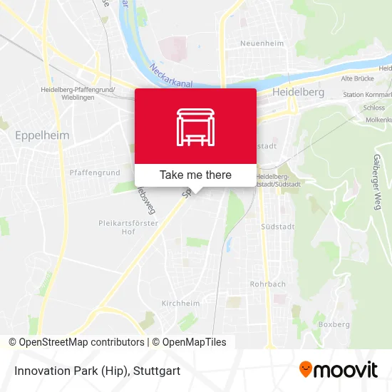 Innovation Park (Hip) map