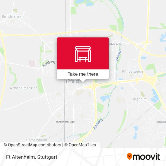 Ft Altenheim map