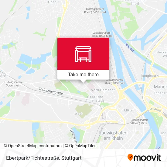 Ebertpark/Fichtestraße map