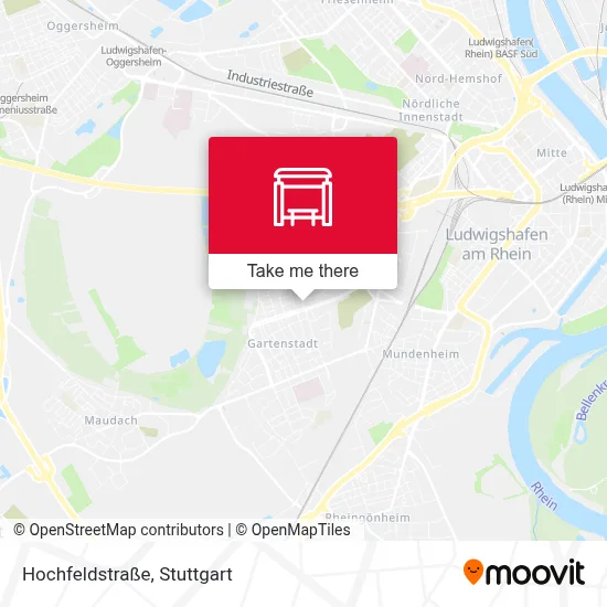 Hochfeldstraße map