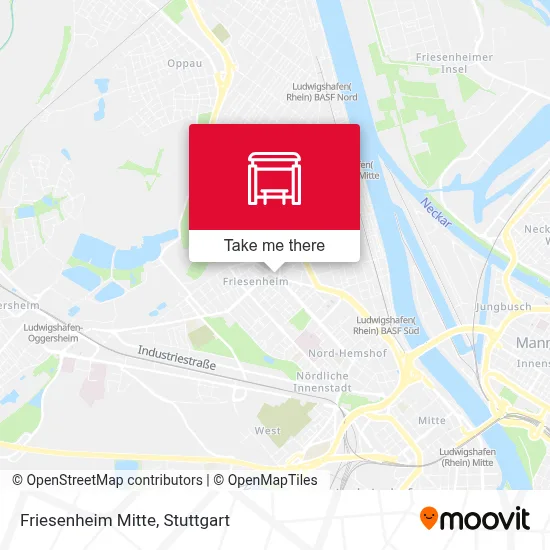 Friesenheim Mitte map