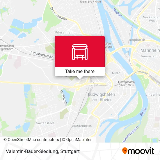 Valentin-Bauer-Siedlung map