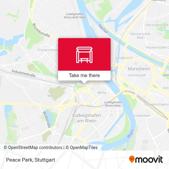 Friedenspark map