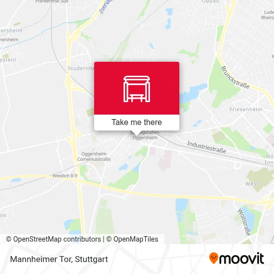 Mannheimer Tor map