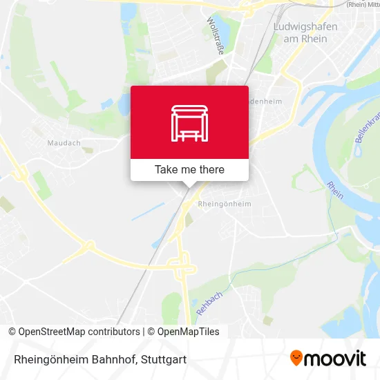Rheingönheim Bahnhof map